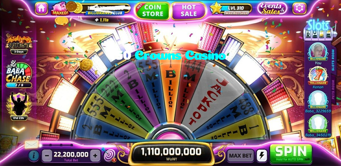 50 Crowns Casino خوش آمدید بونس +600% پیشکش موبائل ایپ کے پروموشن سیکشن میں دکھائی دیتی ہے۔